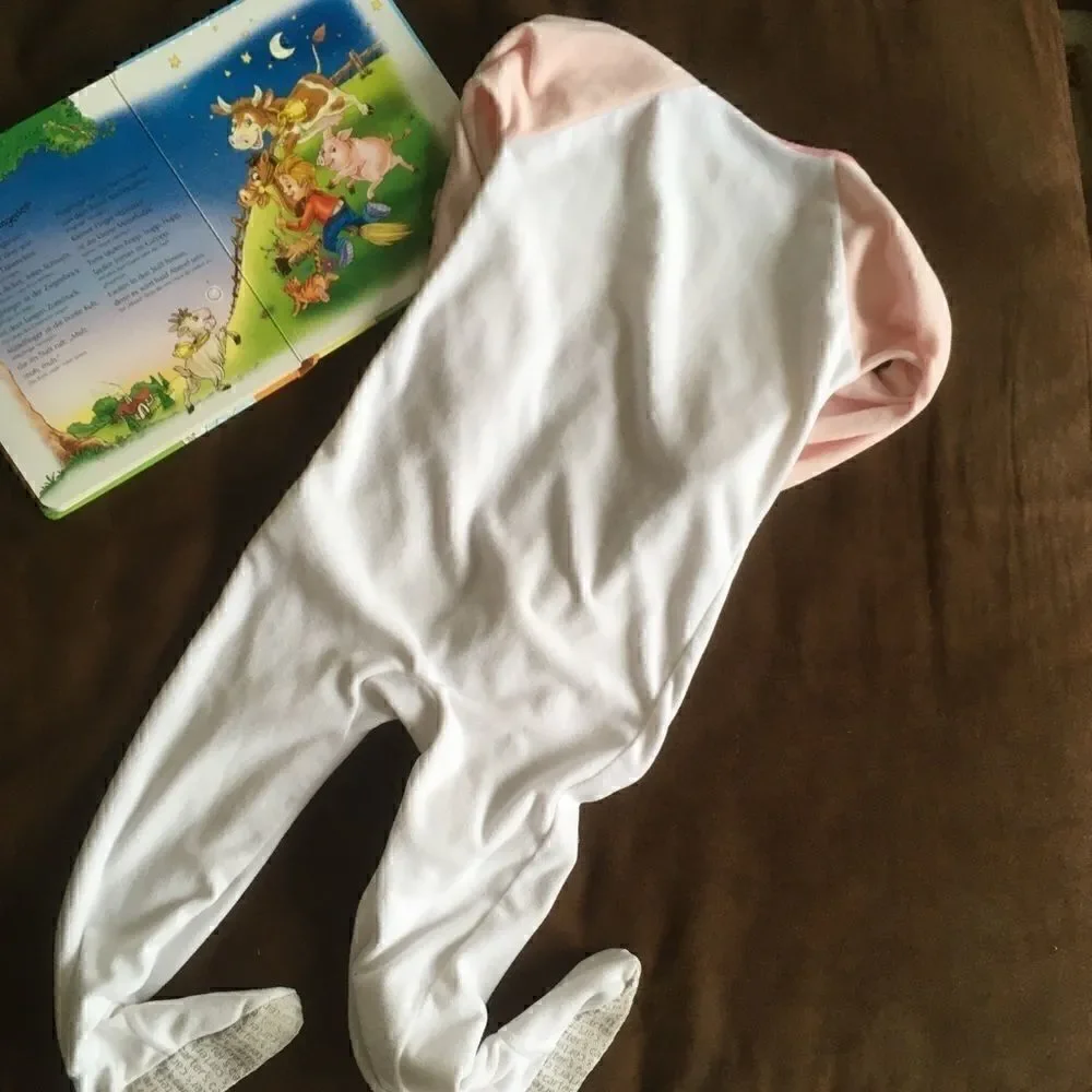 Carter’s Fleece Sheep Overall Pyjamas 4T EUC